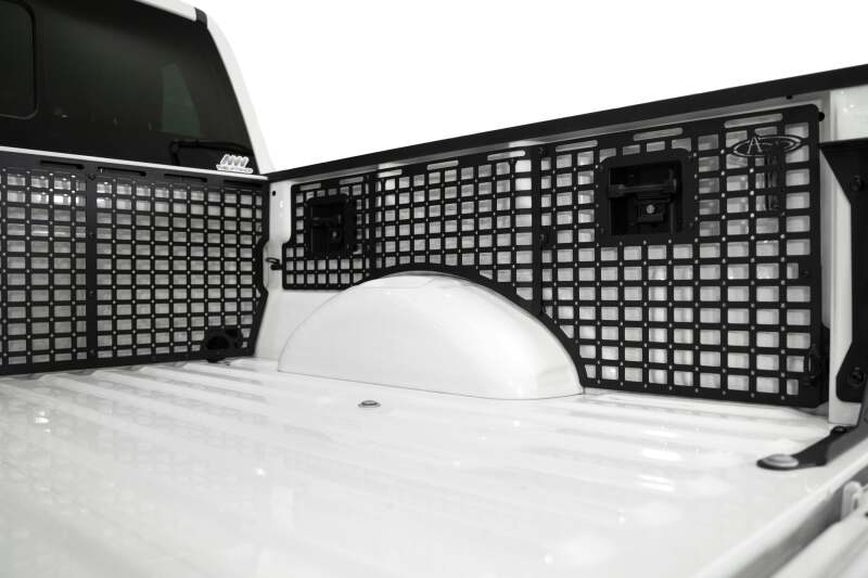 Ford F150 Bed Side Molle Panels - Passenger Side Full Set - Addictive Desert Designs - Hammer Black - `21-`27